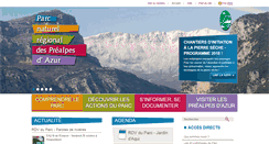 Desktop Screenshot of pnr-prealpesdazur.fr